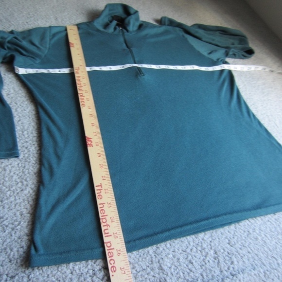 Patagonia Base Layer  Capilene Mens L Muted Green 1/4 Zip France Made Hiking - Picture 8 of 15